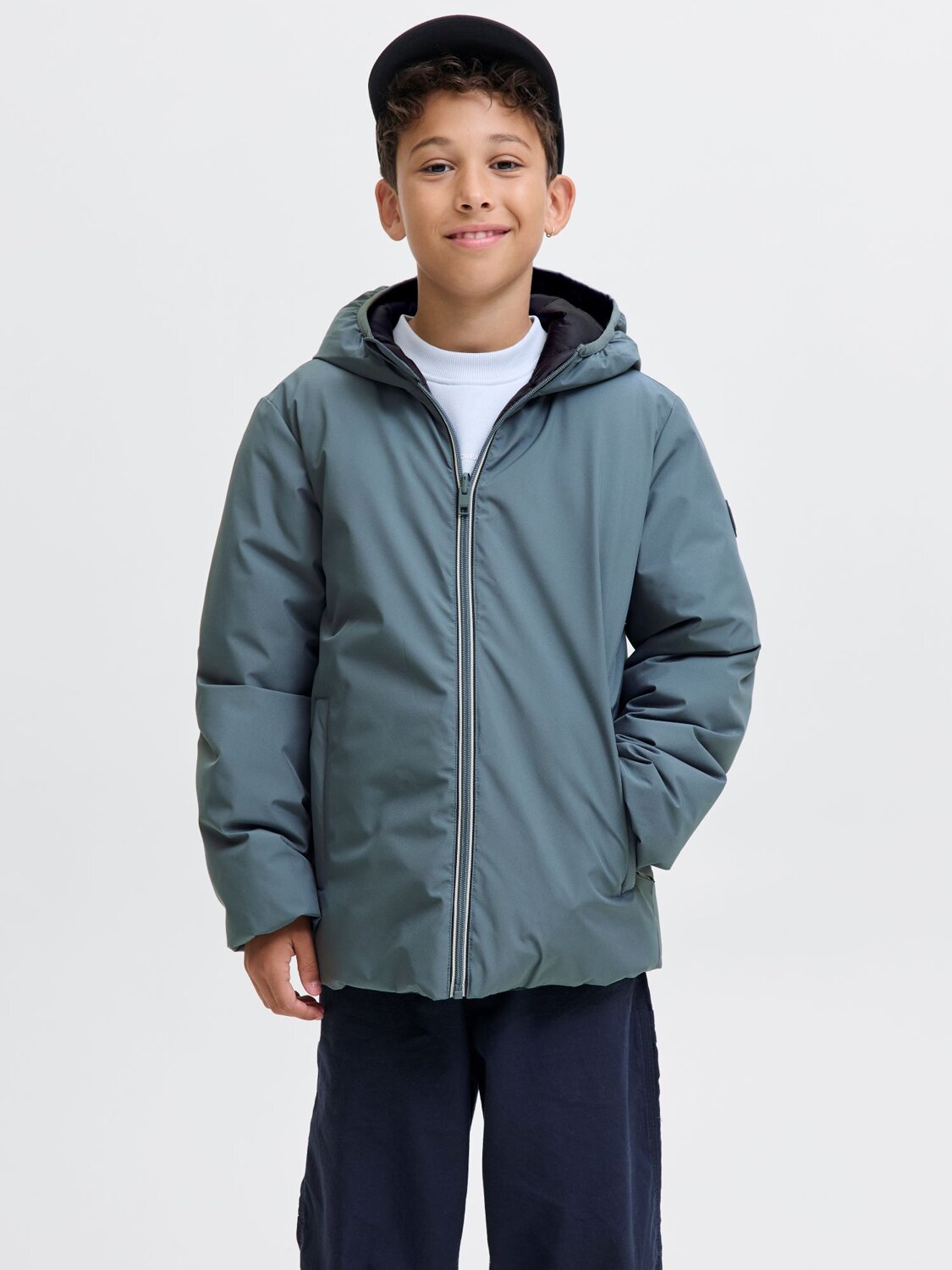 Jack & Jones Junior Giubbotto Bambino In Poliestere Reversibile Quotidiano Jack & Jones Junior Giubbotto Bambino In Poliestere Reversibile Quotidiano
