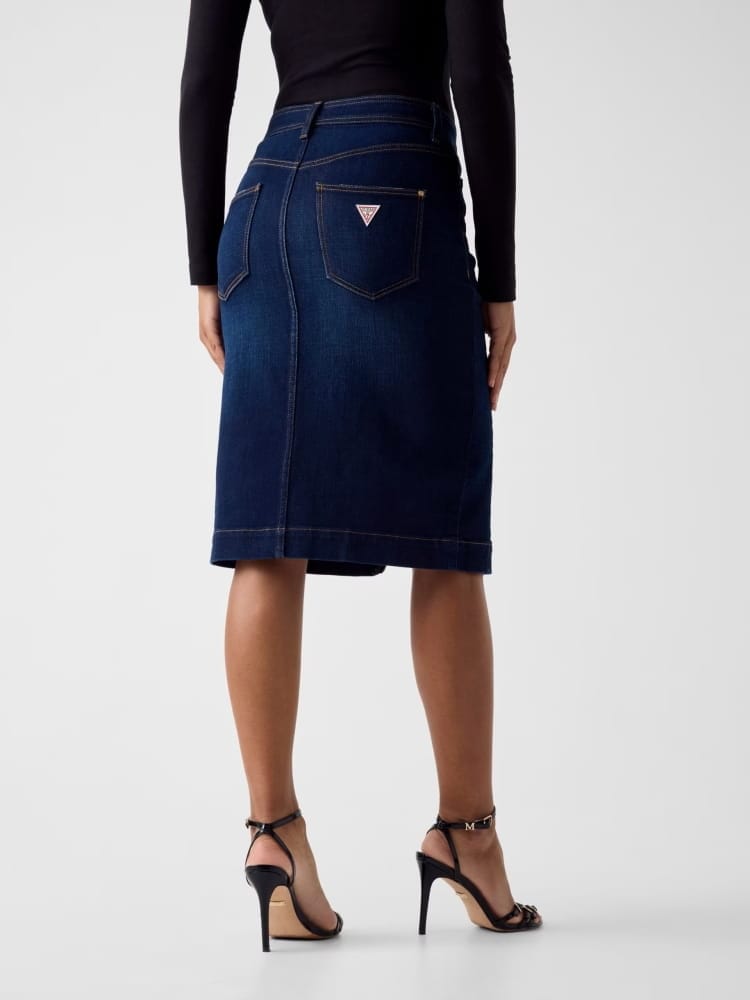 Guess gonna in denim donna mini logo