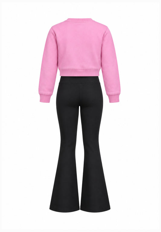 John Richmond completo rosa con felpa e leggings Bambine e ragazze rga26085fe.rosa
