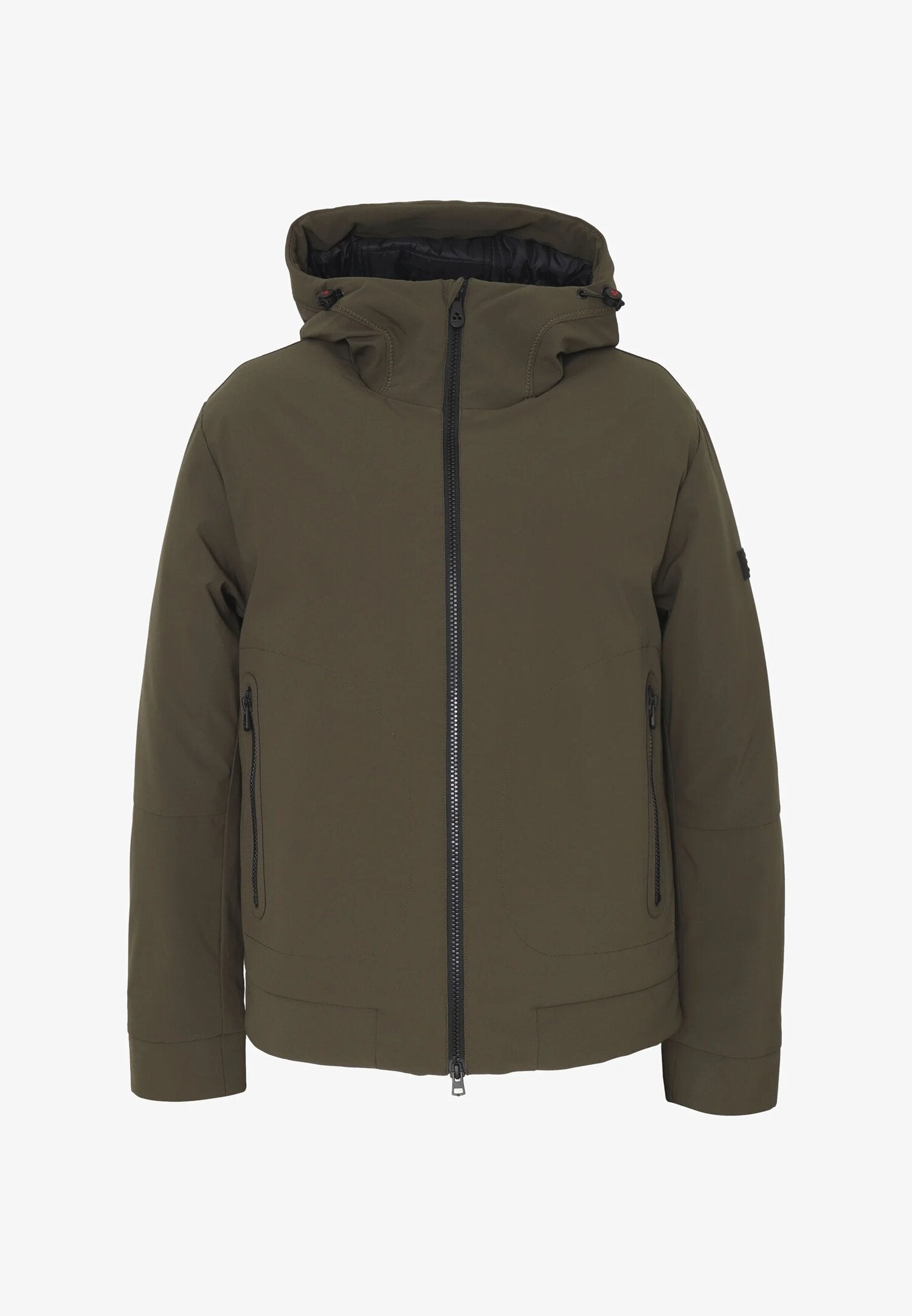 Peuterey giacca bambino verde scuro mezza stagione con cappuccio Peuterey giacca bambino verde scuro mezza stagione con cappuccio