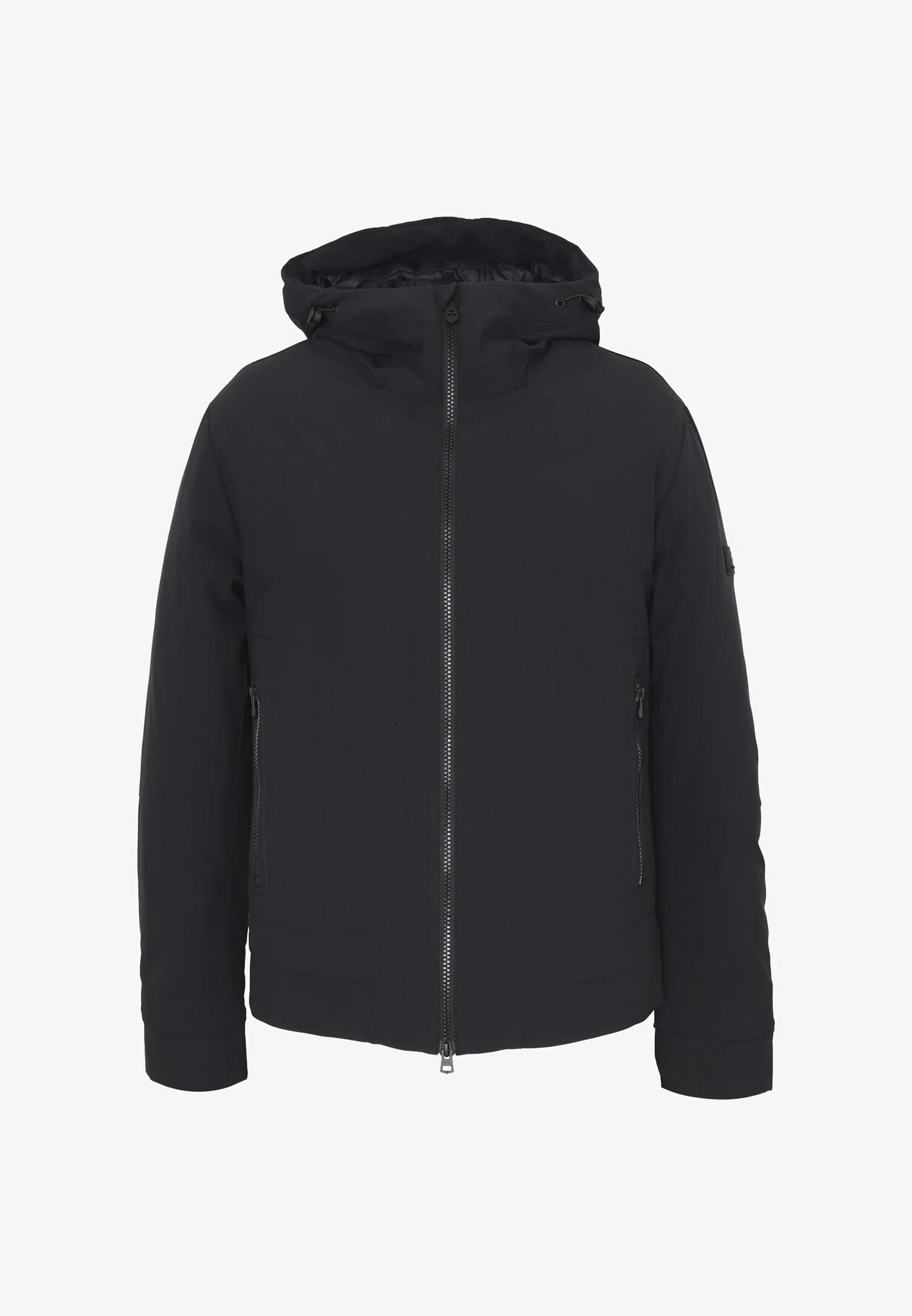 Peuterey giacca mezza stagione bambino nera con cappuccio Peuterey giacca mezza stagione bambino nera con cappuccio