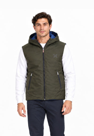 John Richmond GIUBBOTTO VERDE SMANICATO DOUBLE FACE Uomo UMA26020GT.VERDE_