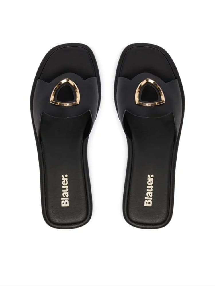 Blauer scarpe nere donna logo sul davanti