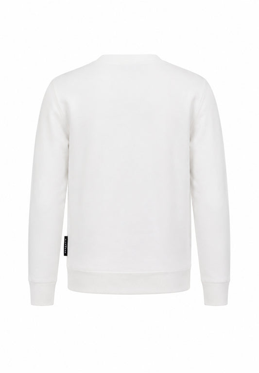 John Richmond maglia panna con logo JR sul petto Bambini e ragazzi rba26168ma.panna_