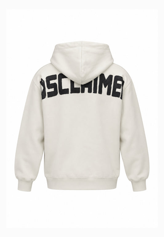 Disclaimer FELPA PANNA CON CAPPUCCIO E MAXI LOGO SUL RETRO Bambini e ragazzi 26IDK59101.PANNA_