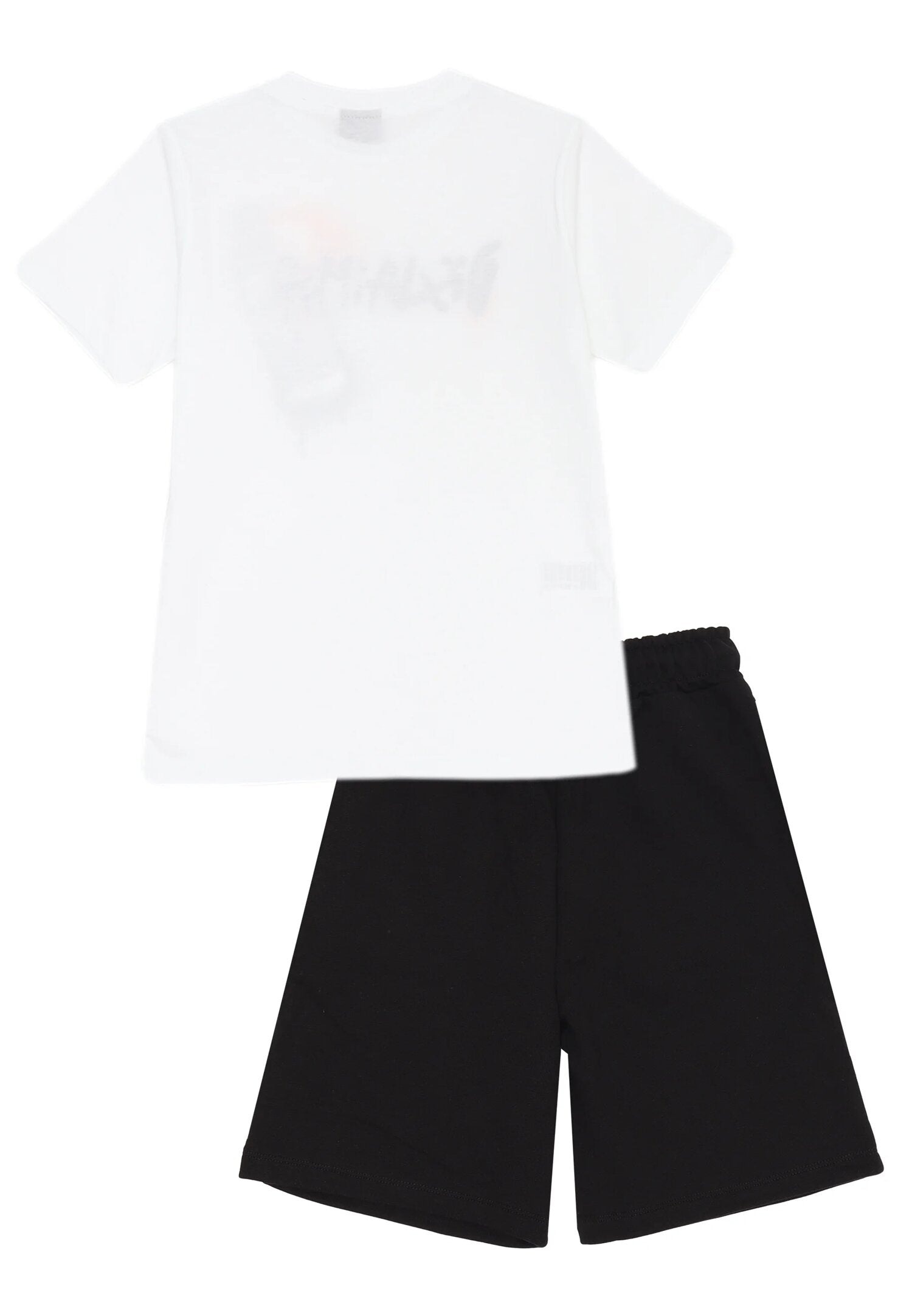 Disclaimer Completo Sportivo Bambino Off White Nero 8-16 Anni Stampa Street Disclaimer Completo Sportivo Bambino Off White Nero 8-16 Anni Stampa Street