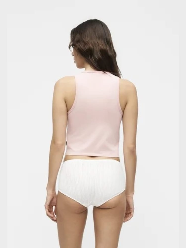 Moschino canotta rosa donna logo teddy