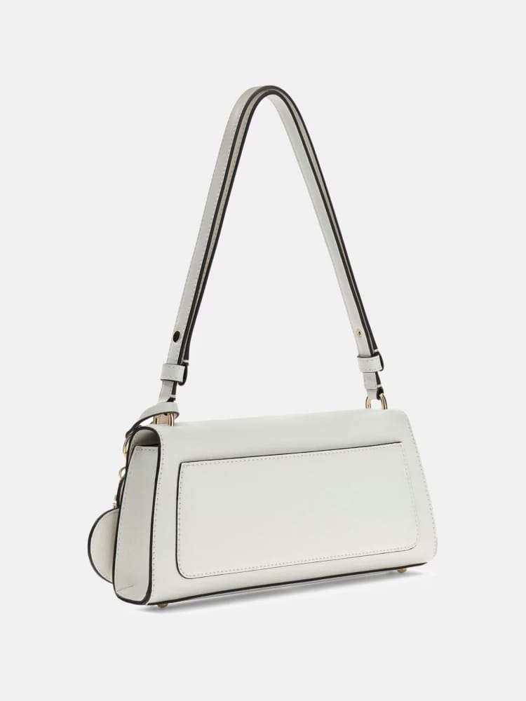 Guess borsa bianca donna mini logo sul davanti