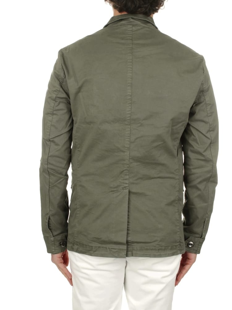 Refrigiwear giubbotto verde scuro uomo mini logo
