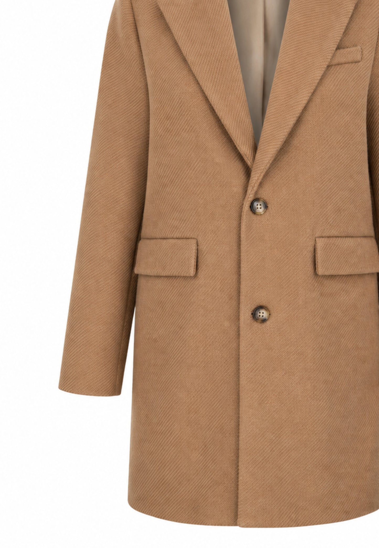 MON SAURIRE cappotto CAMMELLO CON LAPEL E DOPPIO BOTTONE Bambine e ragazze m1430j.camel_