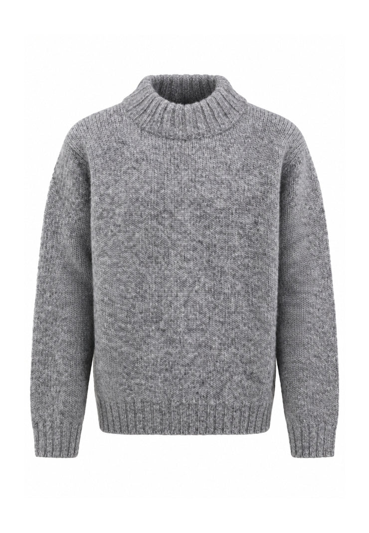 OVERD MAGLIONE LUPETTO GRIGIO MELANGE Bambini e ragazzi OK1944SMG.GRIG_