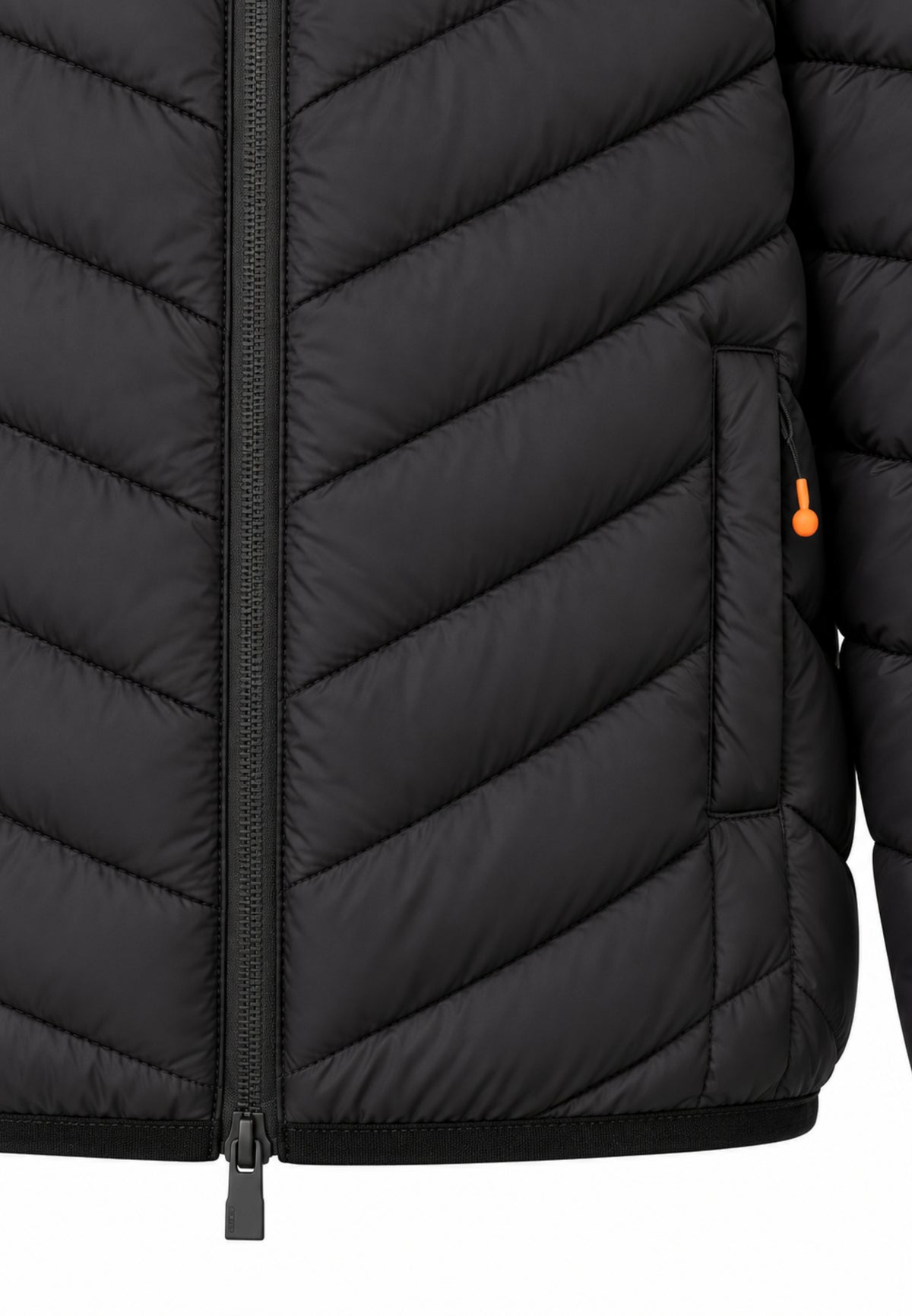 SUNS GIACCA A VENTO nera con cappuccio Bambini e ragazzi GBS7301U.NE_