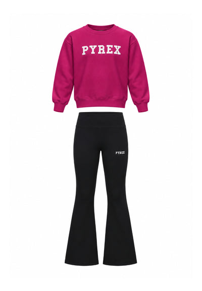 Pyrex COMPLETO AMARANTO CON FELPA E LEGGINGS Bambine e ragazze 26IPK46305.AMARANTO_