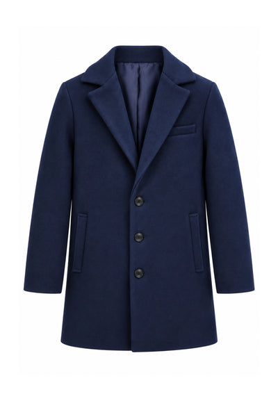 OVERD CAPPOTTO BLU CON BOTTONI CENTRALI Bambini e ragazzi OK261816SCP.BLU_