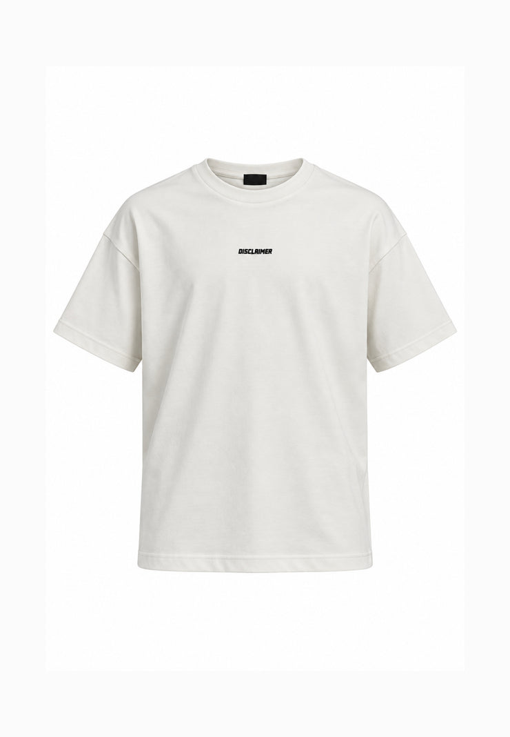 Disclaimer T SHIRT PANNA A MEZZE MANICHE LOGO MAXI RETRO Bambini e ragazzi 26IDK59102.PANNA_