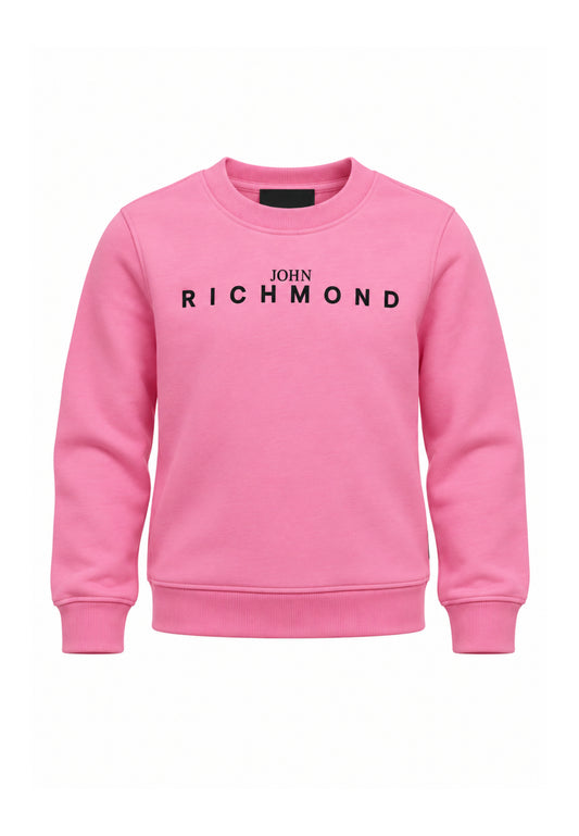 John Richmond TUTA ROSA A GIROCOLLO CON PANTALONE NERO Bambine e ragazze RGA26019CF.ROSA_