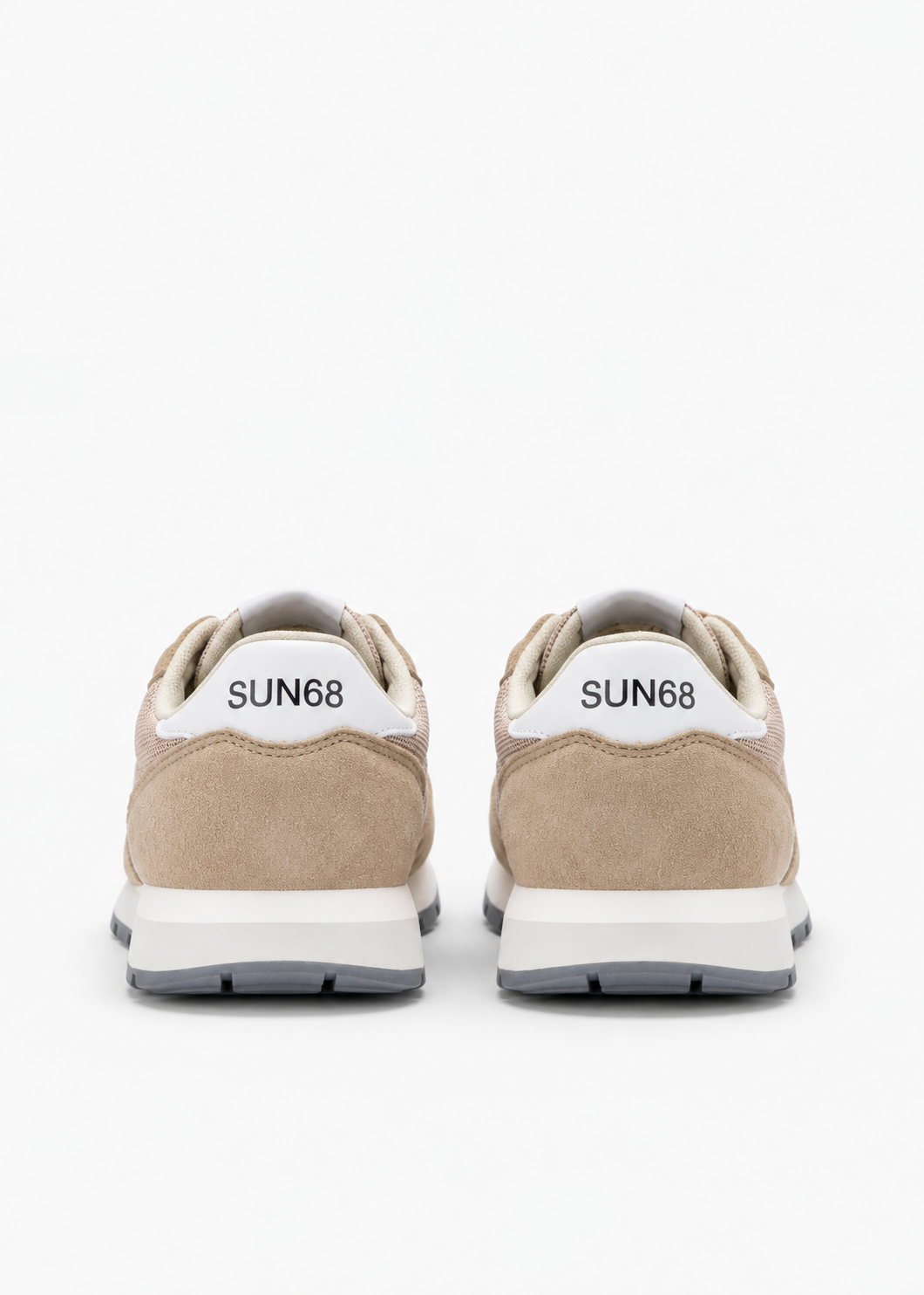 SUN68 Ally Glitter Sneakers Beige Ragazza con Glitter Z46404T