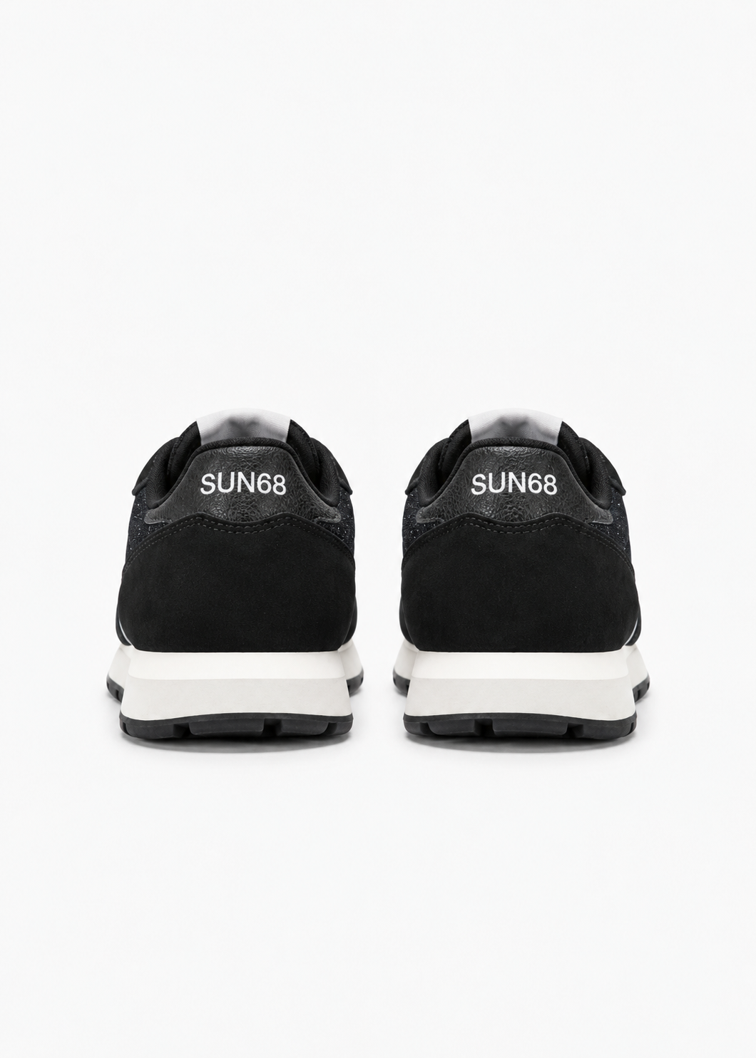 SUN68 Boy's Tom Solid Sneakers Nere Neonato e Bambino con Strappi Z46301F