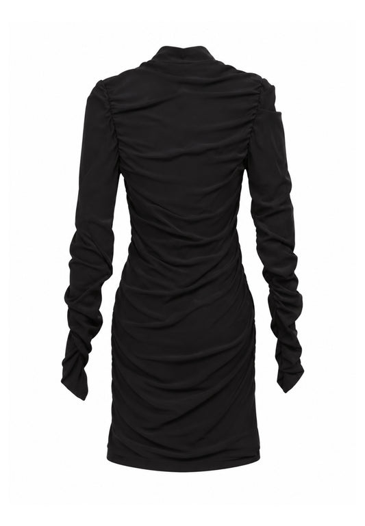 MARC ELLIS ABITO NERO A COLLO ALTO SLIM ARRICCIATO Bambine e ragazze JMJDR03892.NE_