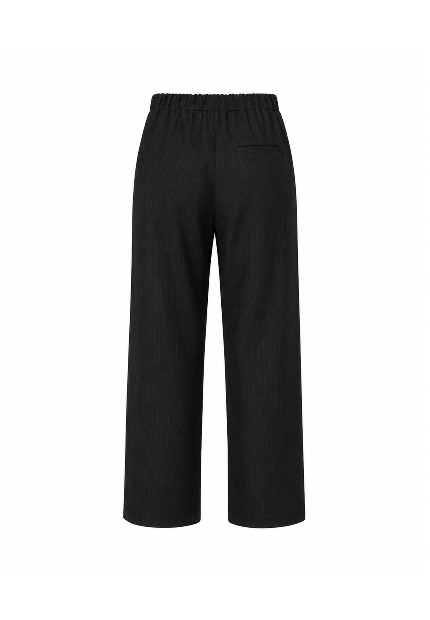 MON SAURIRE completo nero con gilet e pantalone gessati Bambine e ragazze m1433j+m1441j.ne_