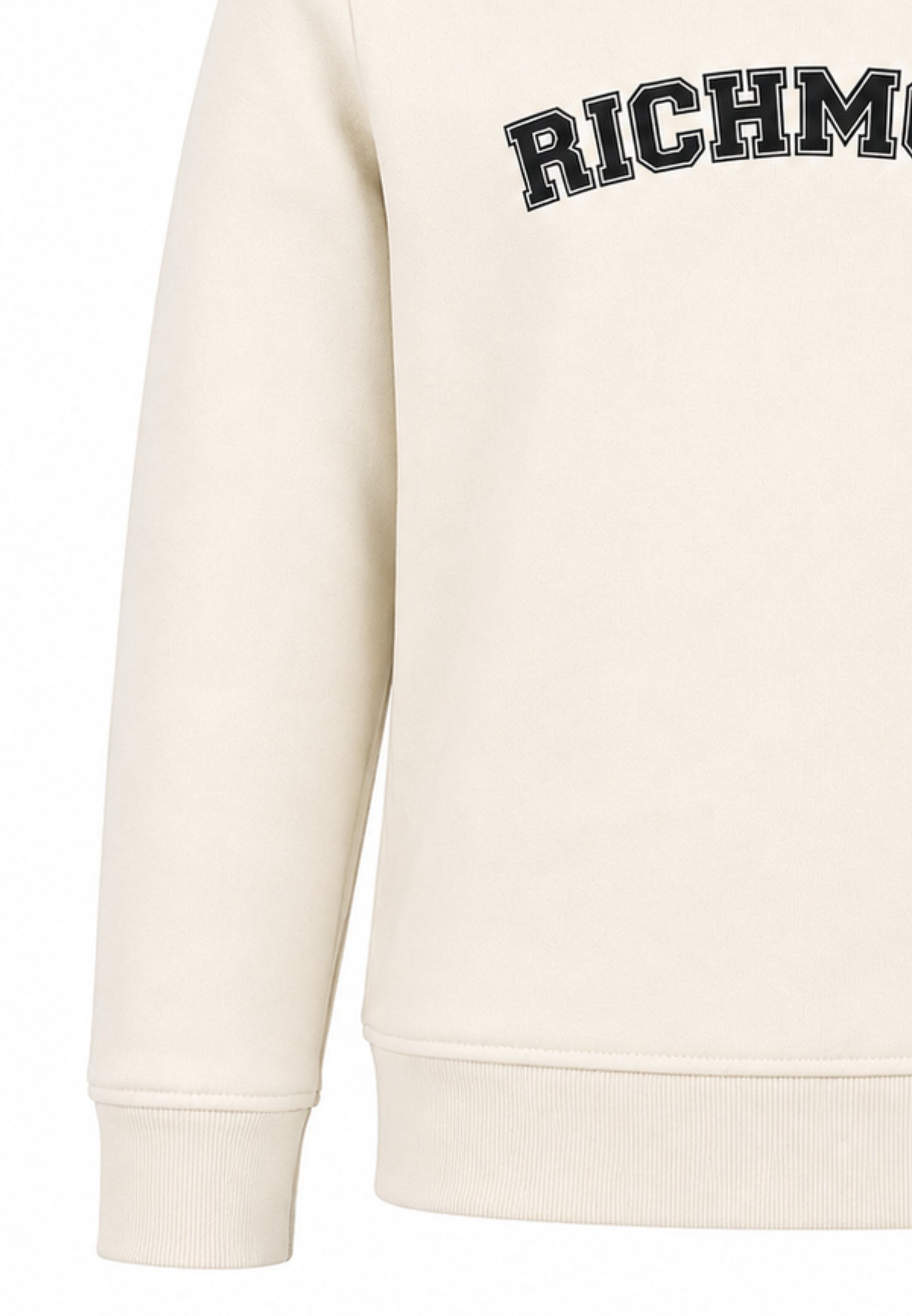 John Richmond felpa beige girocollo CON LOGO COLLEGE Bambini e ragazzi rba26175fe.beige_