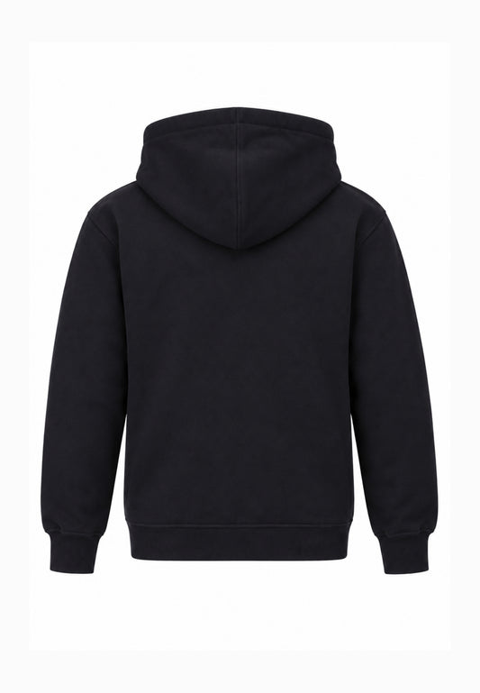 Disclaimer FELPA NERA CON ZIP CAPPUCCIO E LOGO CENTRALE Bambini e ragazzi 26IDK59124.NE_