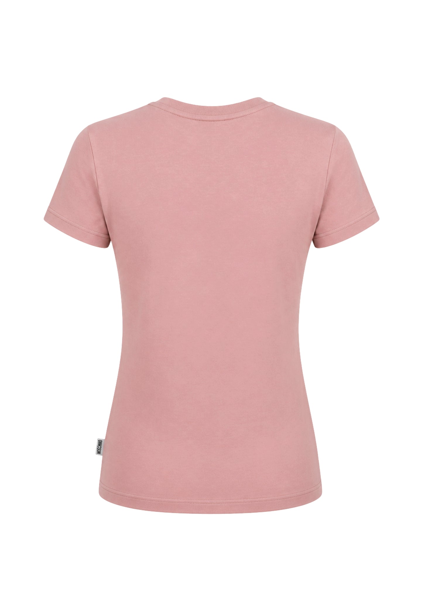Moschino tshirt rosa donna logo teddy