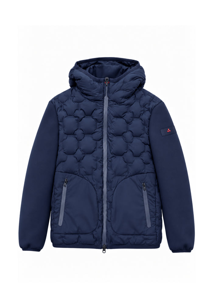 Peuterey GIUBBOTTO blu trapuntato con maniche a contrasto Bambini e ragazzi HULME SJLR BMAT KID.BLU_