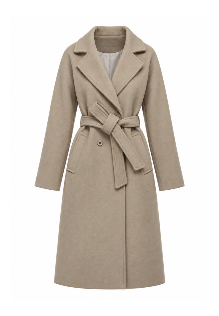 Kocca Junior cappotto beige modello trench con cintura Bambina e Ragazza siricio.beige_