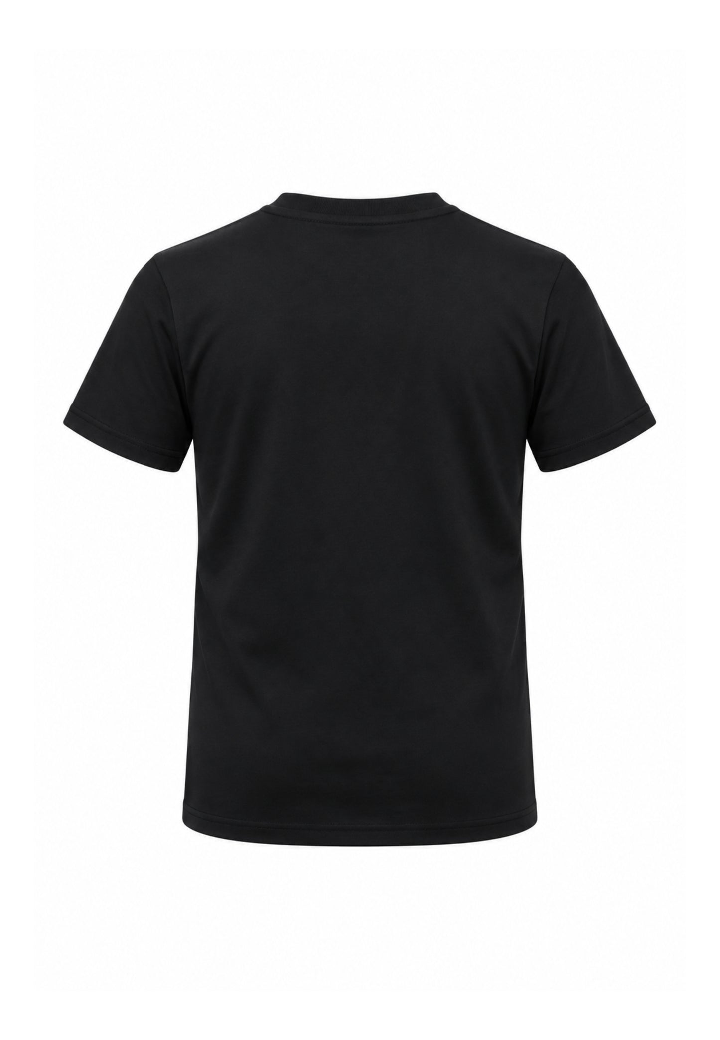 John Richmond T SHIRT NERA A MEZZE MANICHE CON MINI LOGO Uomo UMA26291TS.NE_
