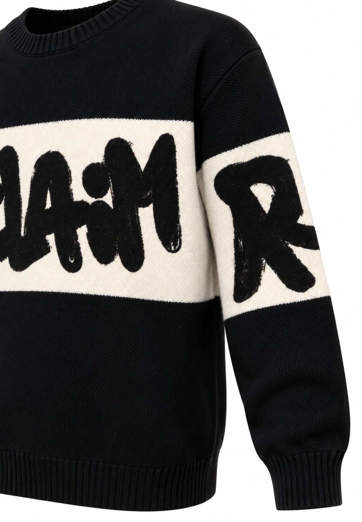 Disclaimer MAGLIONE NERO CON BANDA CENTRALE Bambini e ragazzi 26IDK59120.NE_