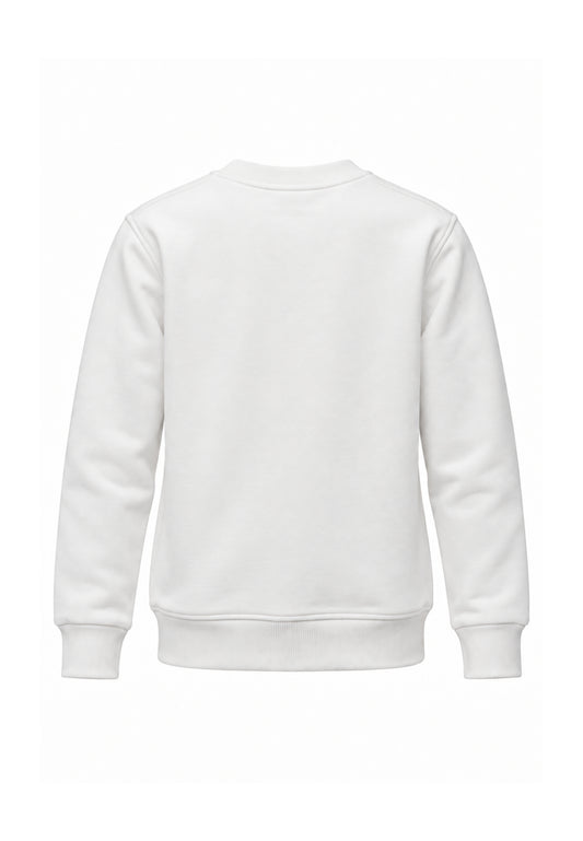 Diesel FELPA BIANCA CON LOGO EFFETTO ROVINATO Bambini e ragazzi SLOMIX.BIA_
