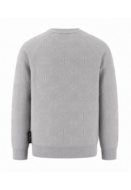John Richmond MAGLIONE GRIGIO CON LOGO ALL OVER Bambini e ragazzi rba26121ma.grig_