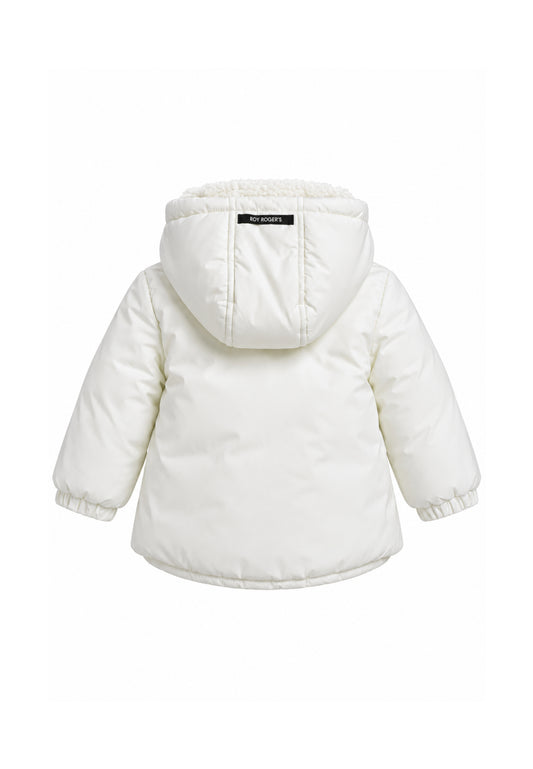 Roy Roger's GIUBBOTTO BIANCO CON FODERA IN PELLICCIA Bambine e ragazze RH050/00.BIA_
