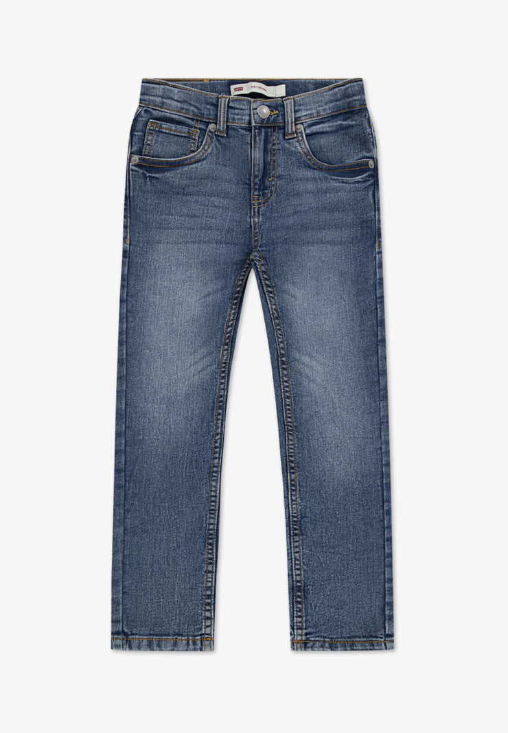 Levi's JEANS BLU DENIM CINQUE TASCHE 510N SKINNY STRETCH Bambini e ragazzi BURBANK.BLU_