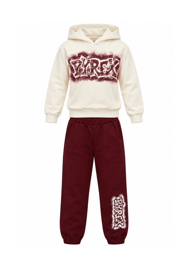 Pyrex COMPLETO PANNA CON LOGO GRAFFITI Bambini e ragazzi 26IPK46220.PANNA_