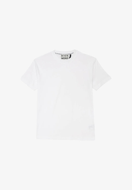 John Richmond TSHIRT BIANCA UOMO IN JERSEY Uomo UMA25053TS.BIA_