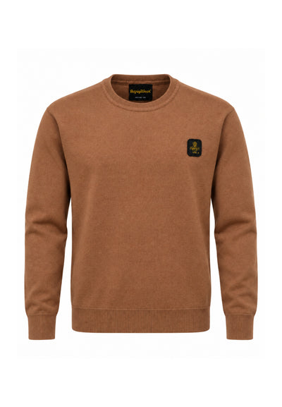 REFRIGIWEAR MAGLIA GIROCOLLO SLIM FIT CON LOGO PATCH Bambini e ragazzi R2101MW26_