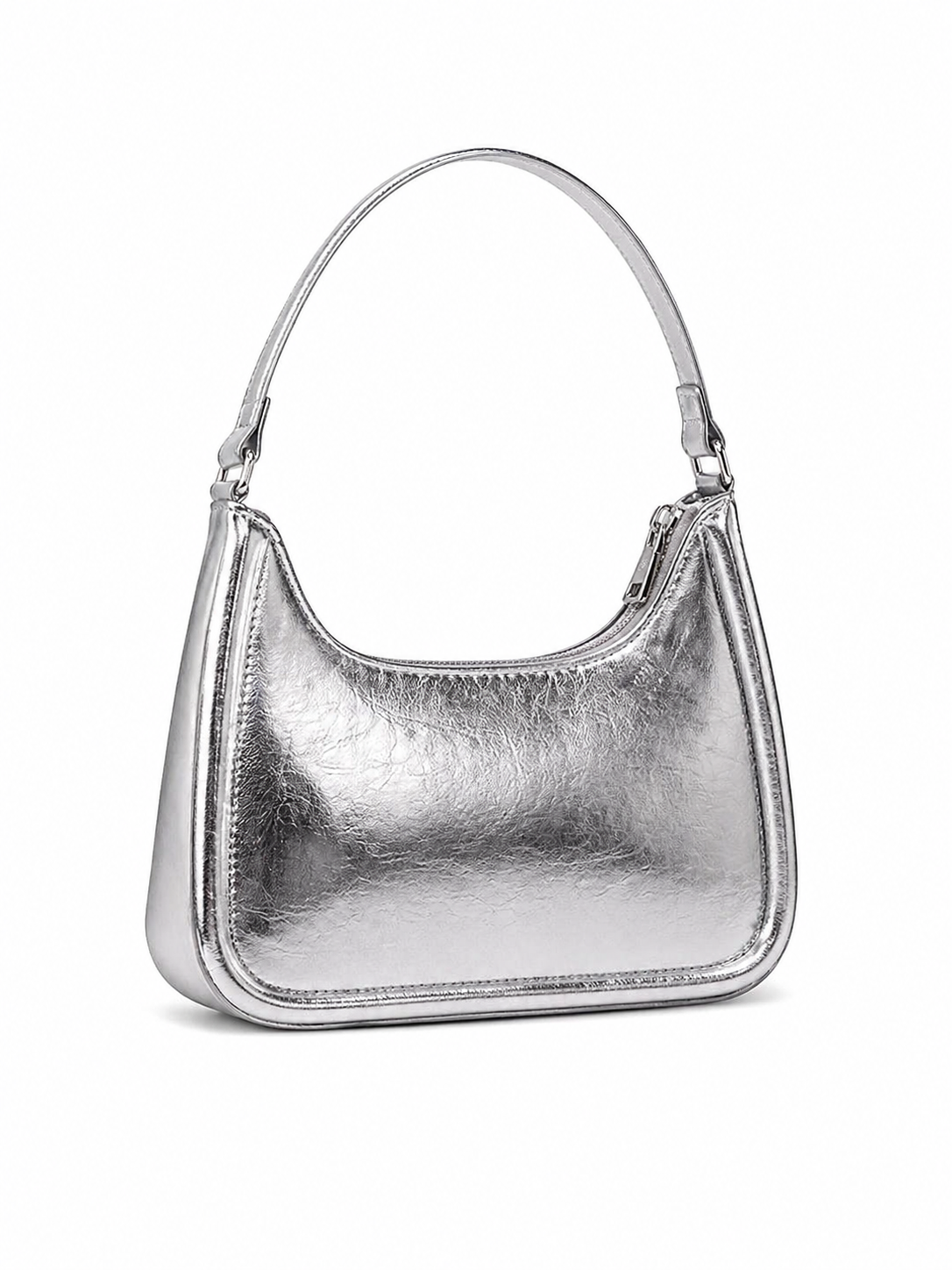 Calvin Klein borsa argento donna con logo | Misure: 43 x 30 x 18 cm