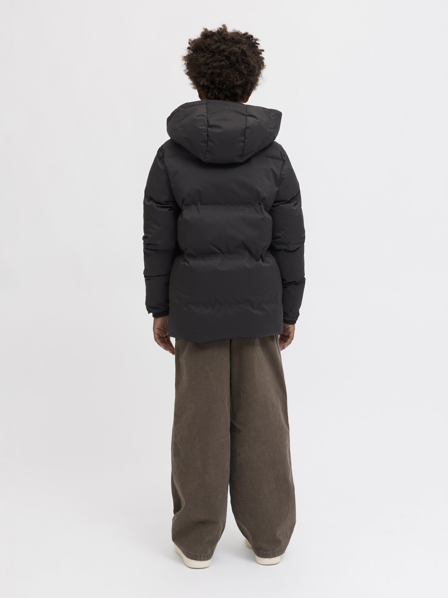 Jack & Jones Junior Giubbotto Nero Bambino In Nylon Con Cappuccio Invernale Jack & Jones Junior Giubbotto Nero Bambino In Nylon Con Cappuccio Invernale