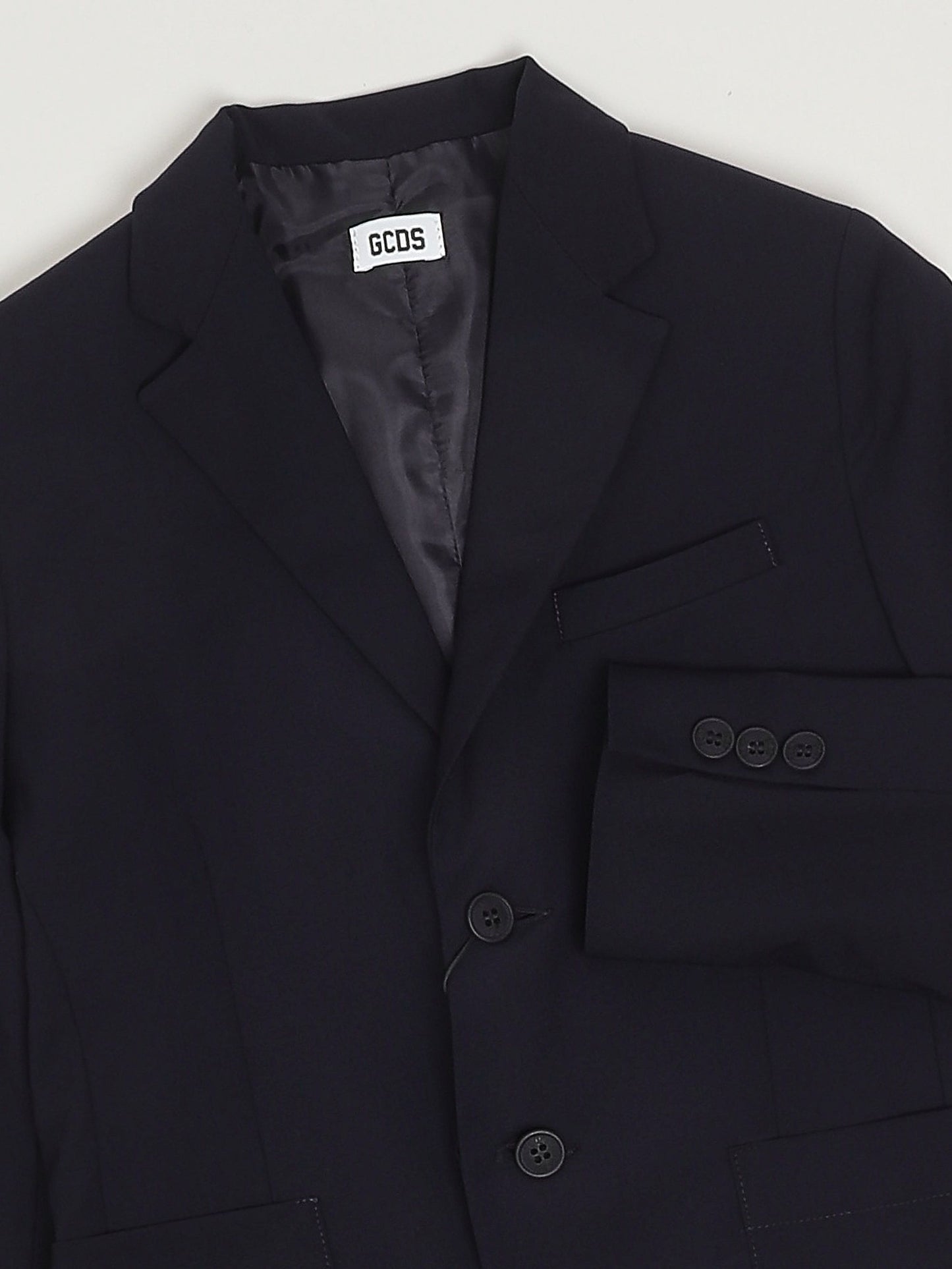 GCDS Blazer bambino in misto viscosa stretch