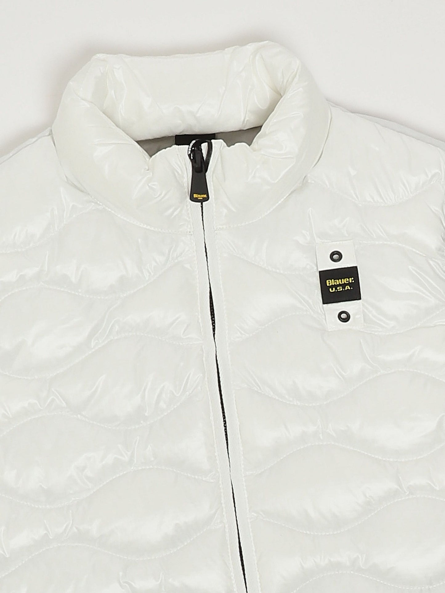 Blauer Gilet bambino Danny in nylon
