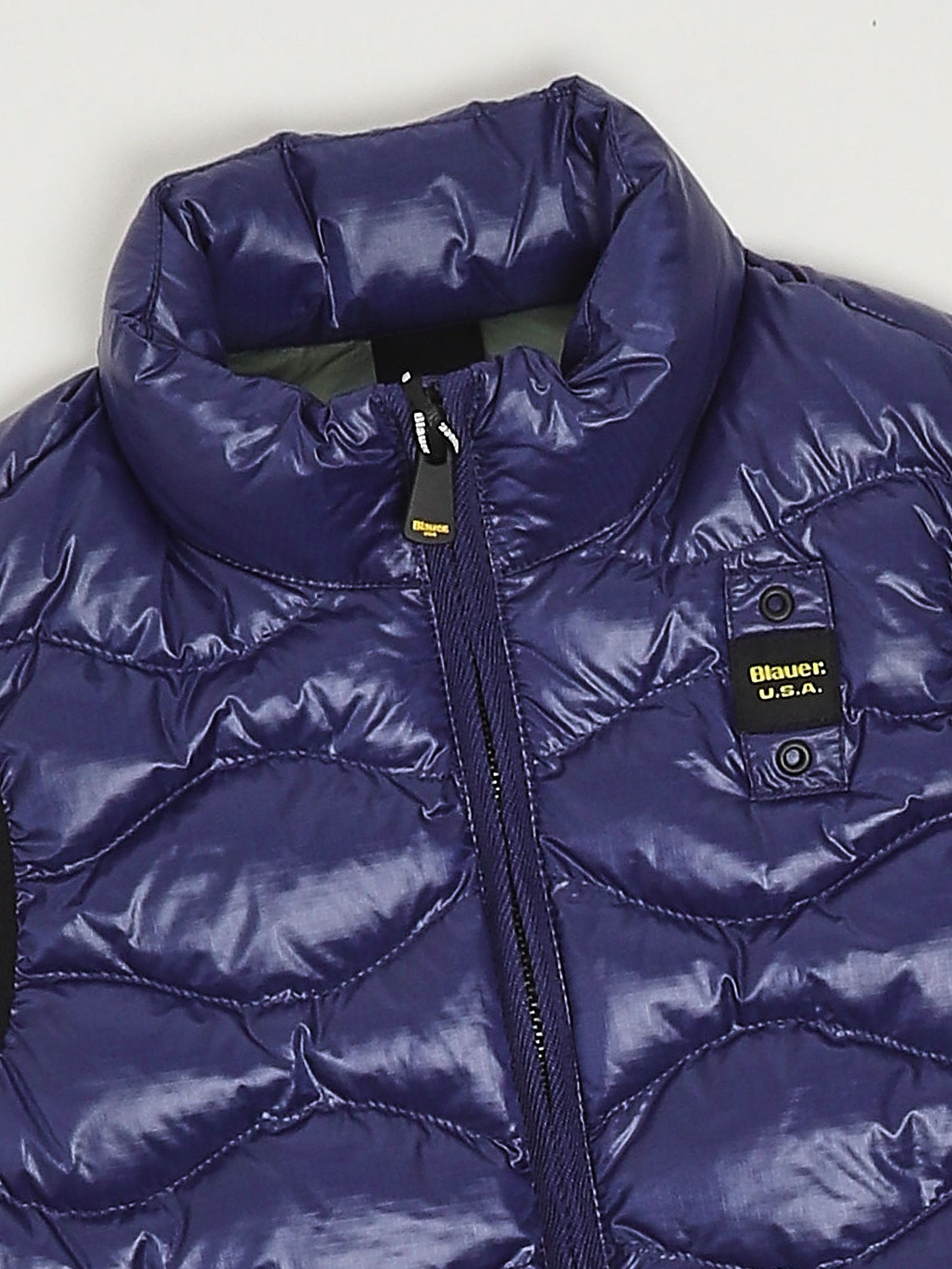 Blauer Gilet bambino Danny in nylon