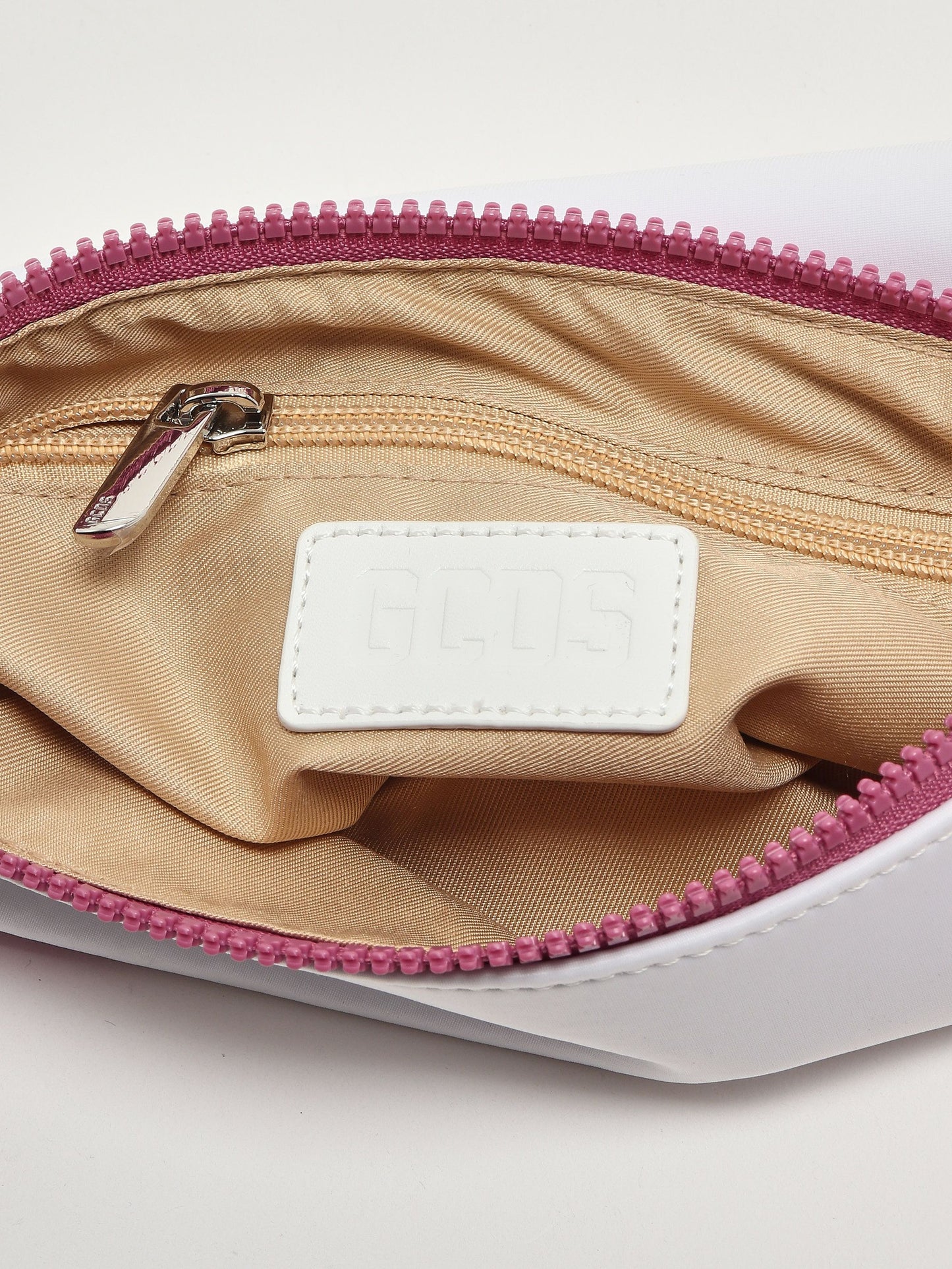 GCDS Pochette in nylon e simil pelle