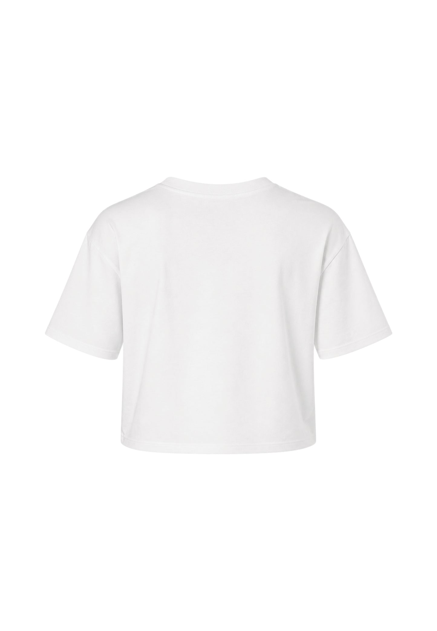 Blauer tshirt bianca donna maxi logo