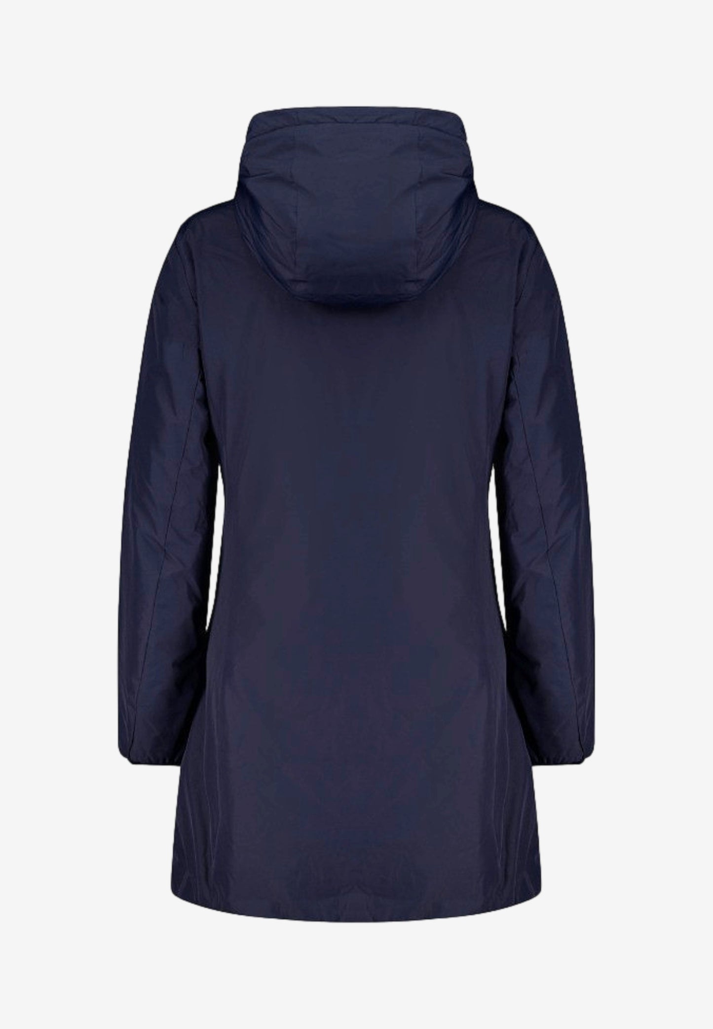 Ciesse Piumini giubbotto lungo donna Matilda blu con cappuccio