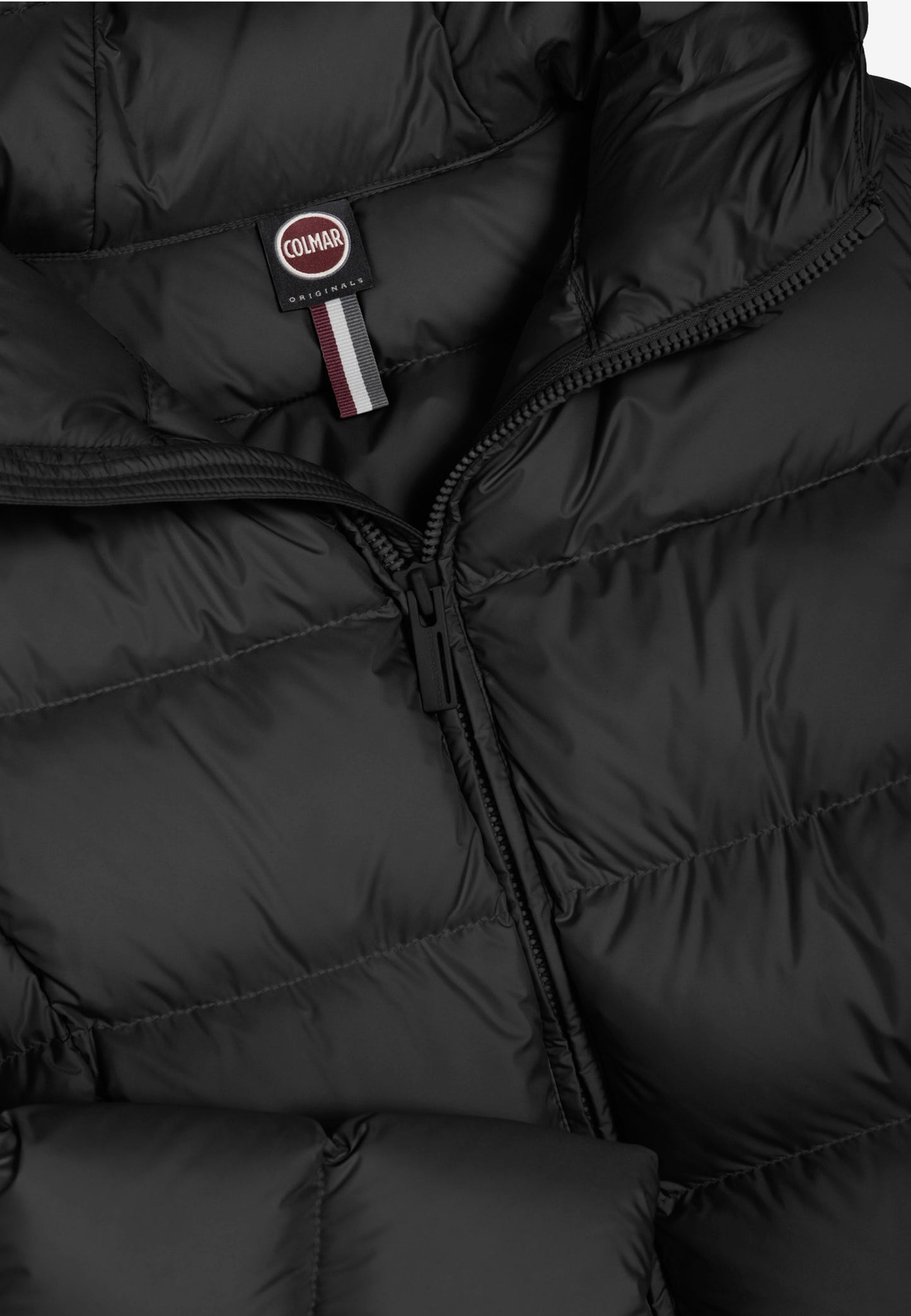 Colmar Piumino da Donna Nero Imbottito con Cappuccio