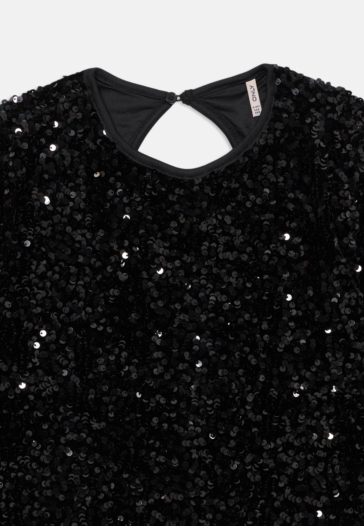 ONLY KIDS VESTITO nero con maniche a camana e paillettes Bambine e ragazze 15359941.NE_