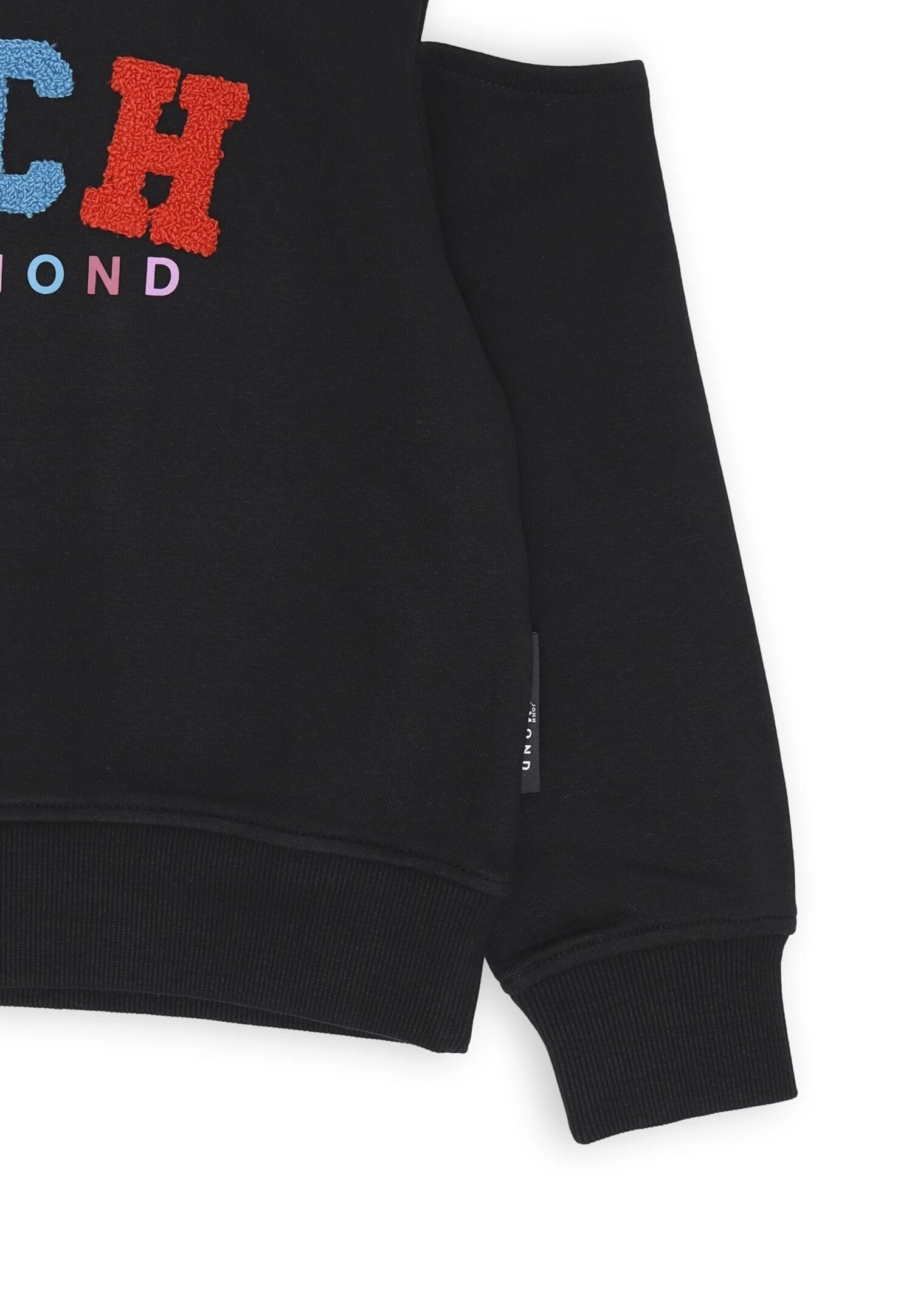 John Richmond Felpa Bambina Black 2-16 anni Logo Paillettes John Richmond Felpa Bambina Black 2-16 anni Logo Paillettes