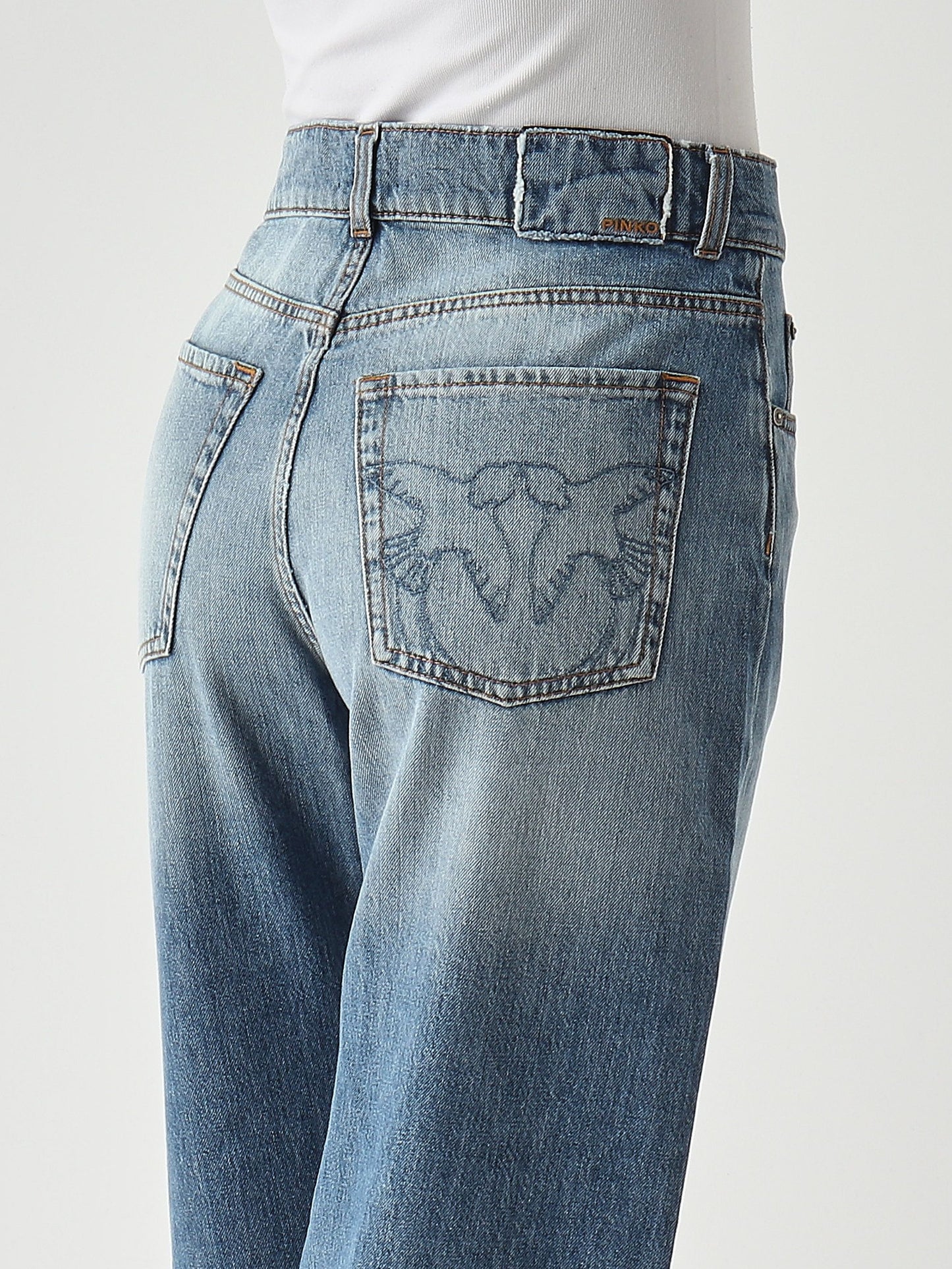 Pinko Jeans donna Wanda in denim di cotone